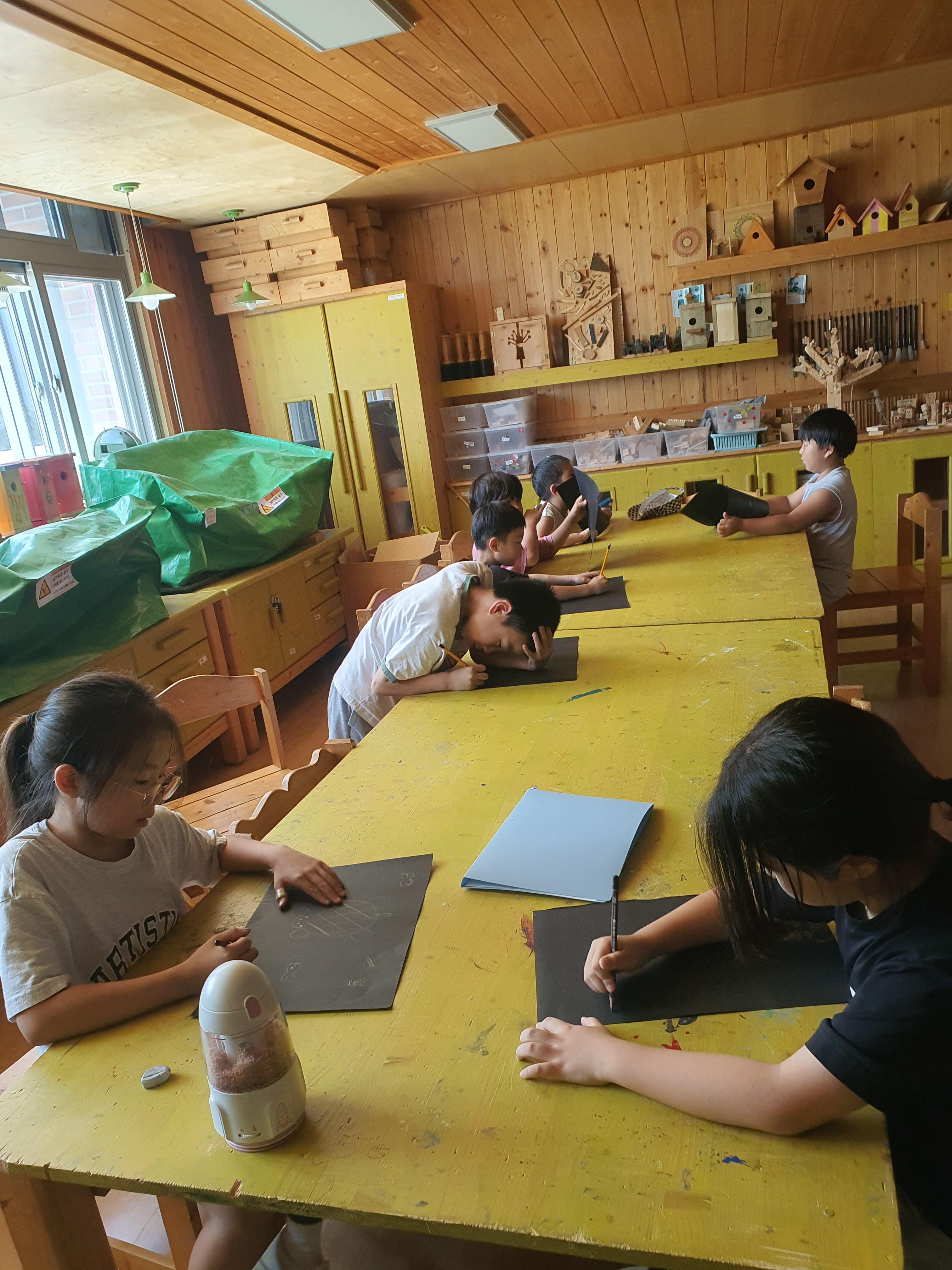 여름방학 돌봄교실 특강(미술) 사진